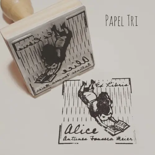 Carimbo Ex Libris Personalizado