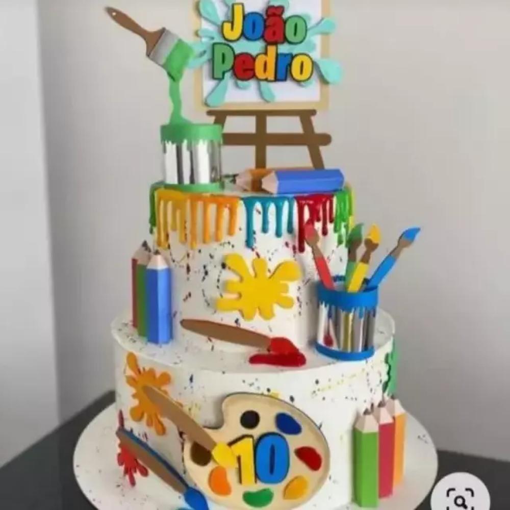 Arquivo Topo de Bolo - Topo Tema ABC #1