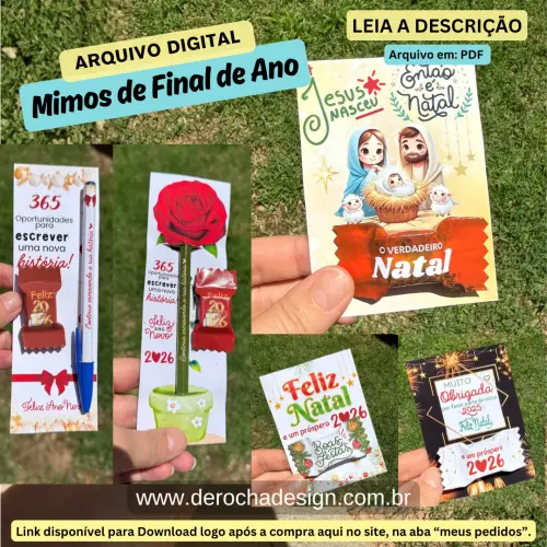 Combo - 48 Mimos de final de Natal e final de ano