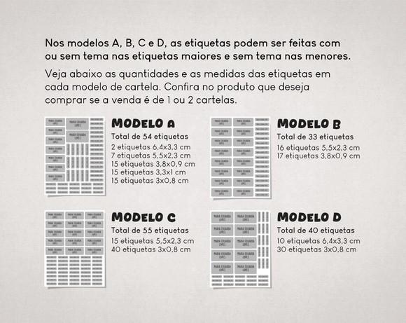 Etiquetas Escolares Menina Loira Cacheada em Adesivo Comum