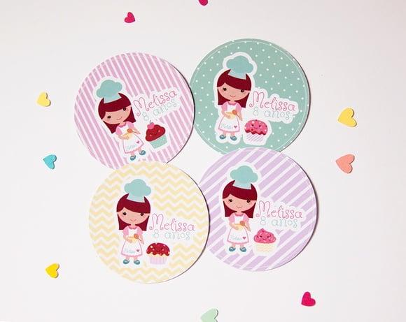 Adesivo Confeitaria 5 cm
