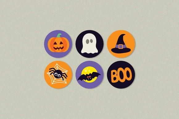 Adesivo Halloween 4 cm