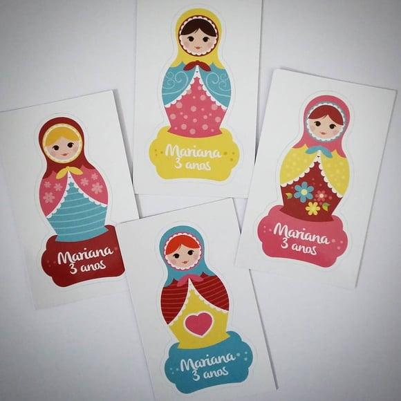 Adesivo Personalizado Matrioska