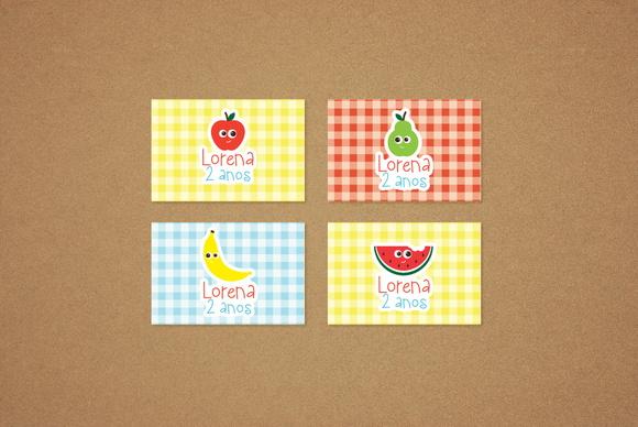 Adesivo Picnic Frutas