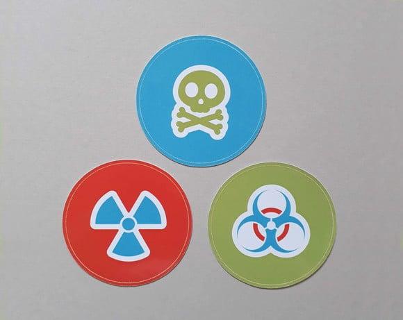 Adesivo Símbolos Química Cientista 5cm