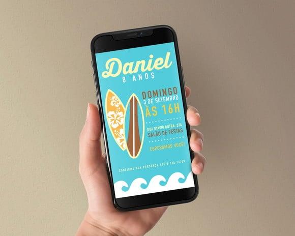 Convite Digital Surf