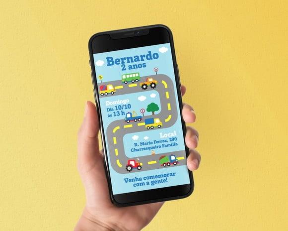 Convite Digital Veículos de Serviço