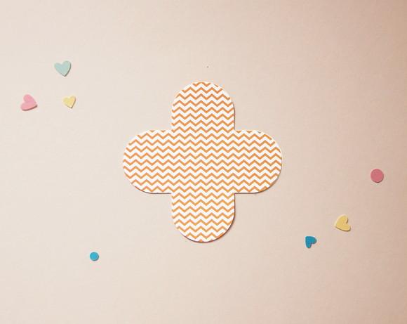 Forminha Chevron Laranja