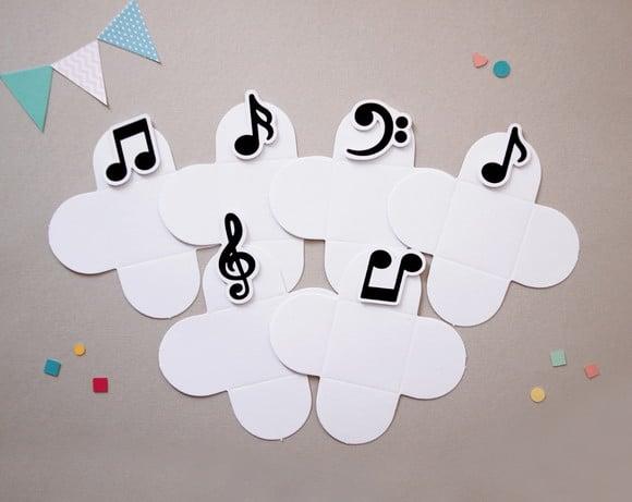 Forminhas Notas Musicais