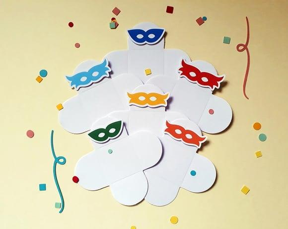 Forminhas Máscaras de Carnaval