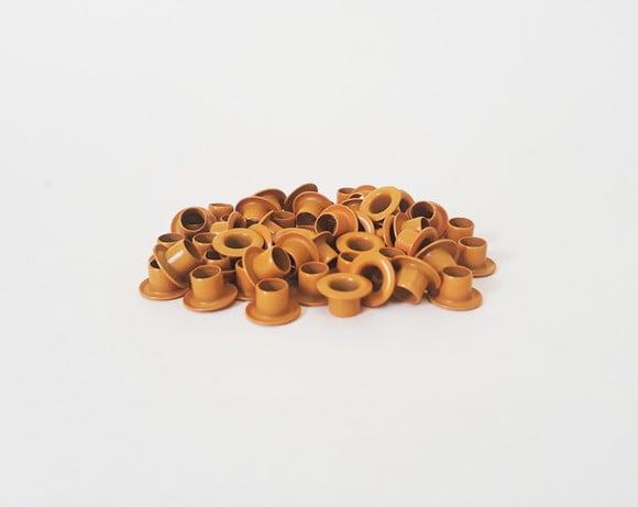 Ilhós Laranja de Alumínio (200 Unidades/até 2 Cores)