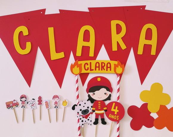 Kit Festa Bombeiros - Só Um Bolinho