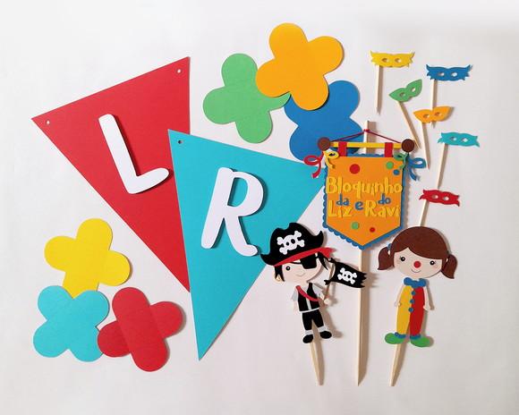Kit Festa Carnaval - Só Um Bolinho