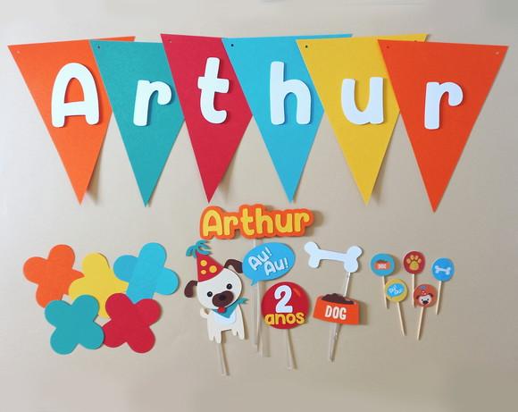 Kit Festa Cachorrinho - Só Um Bolinho