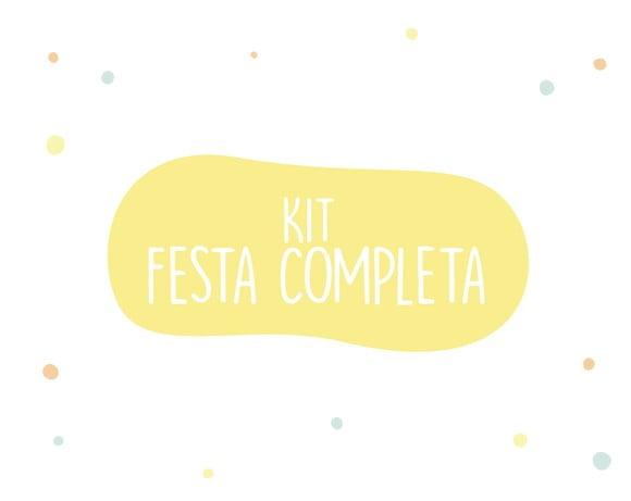 Kit Festa Completa - Qualquer Tema da Doobdoo