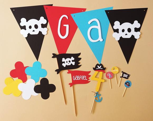 Kit Festa Pirata - Só Um Bolinho
