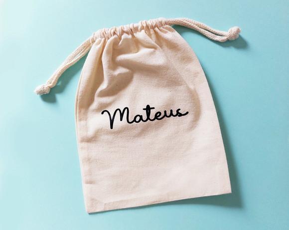 Saquinho Personalizado para Lembrancinha ou Porta Documento