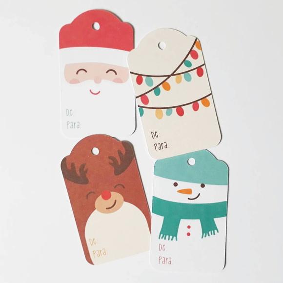 Tag para Presente de Natal de para