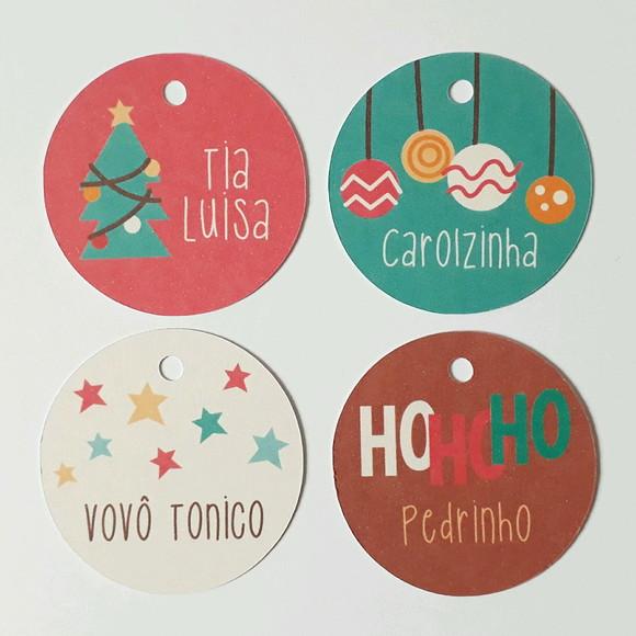 Tag Personalizada para Presente de Natal