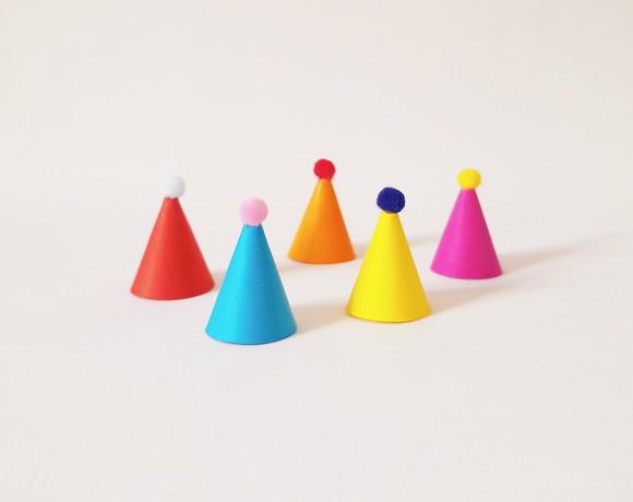 Topper Chapeuzinho com Pompom para Docinhos