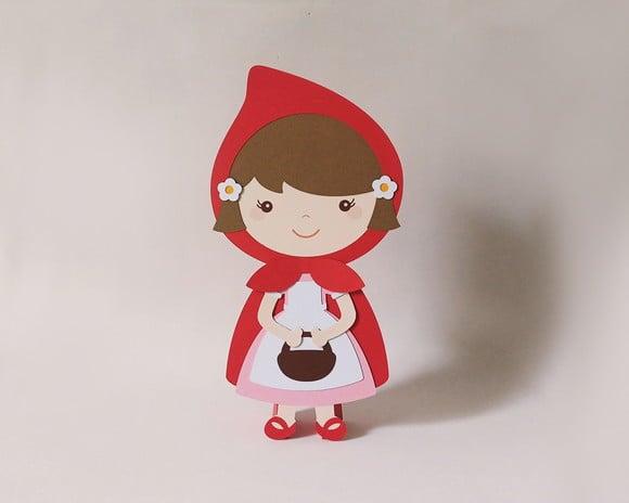 Display de Mesa Chapeuzinho Vermelho