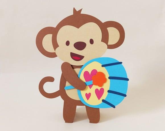 Display de Mesa Macaquinho com Bumbo
