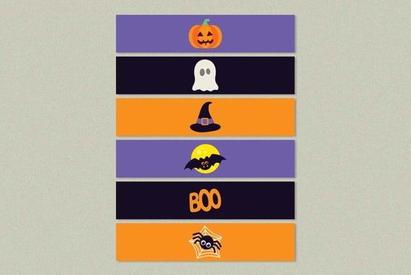 Rótulo Água Mineral Halloween