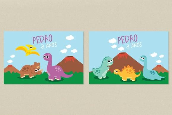 Rótulo Bolha de Sabão Dinossauro