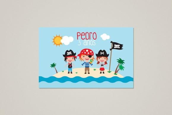 Rótulo para Bolha de Sabão Pirata