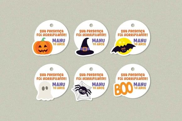 Tag de Agradecimento Halloween