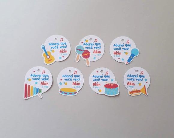 Tag de Agradecimento Música Instrumentos Musicais