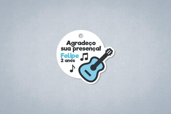 Tag de Agradecimento Violão