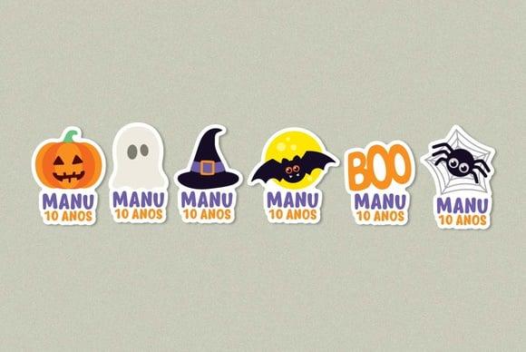 Tag Halloween para Tubete