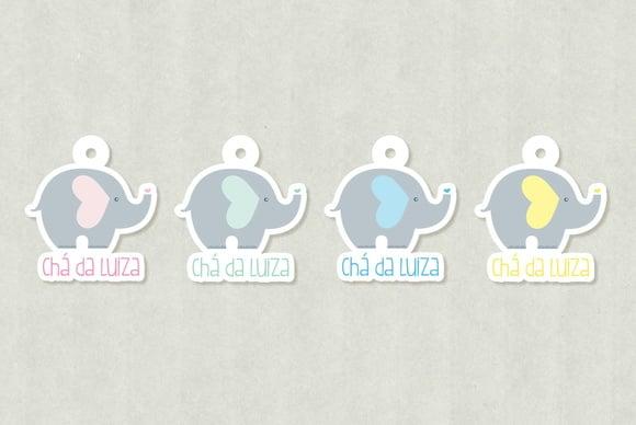 Tag Elefantinho Personalizada