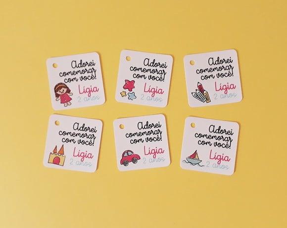 Tag Lembrancinha Desenho de Criança