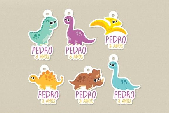 Tag para Lembrancinha Dinossauro