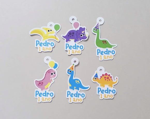 Tag para Lembrancinha Festa de Dinossauros