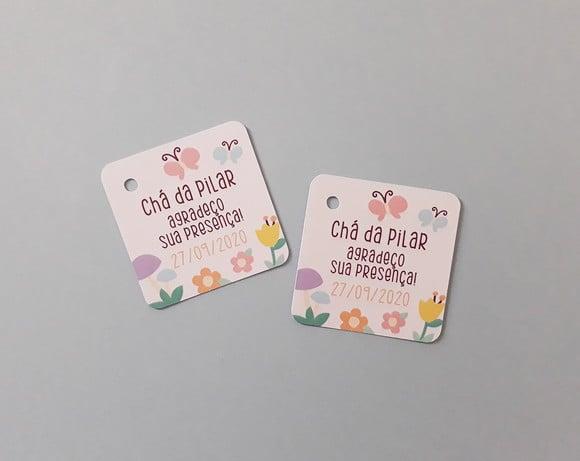 Tag para Lembrancinha Primavera