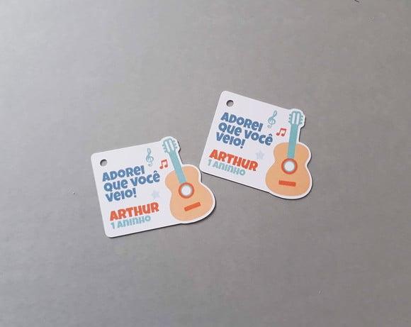 Tag para Lembrancinha Violão