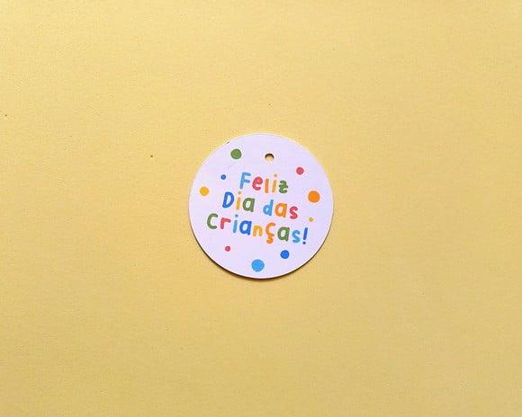 Tag para Sacolinha Feliz Dia das Crianças