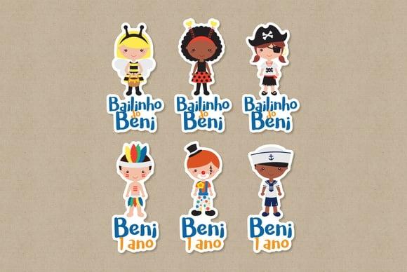 Tag Personalizada Carnaval para Tubete