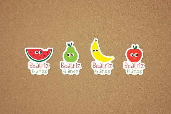Tag Picnic Frutas para Tubete