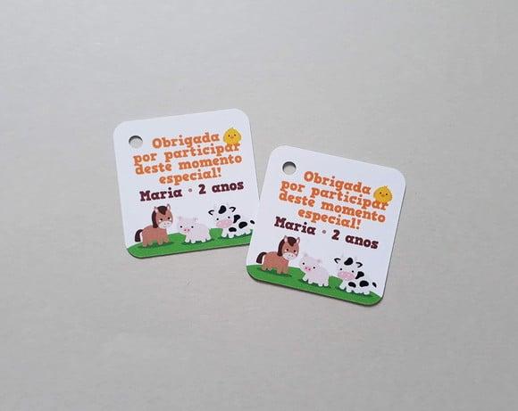 Tags para Lembrancinha Fazendinha