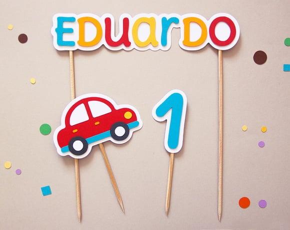 Topo de Bolo Carrinho