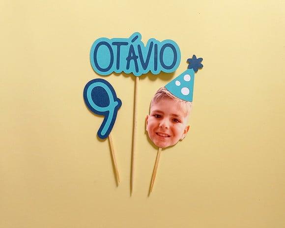 Topo de Bolo Foto de Rostinho sem Tema
