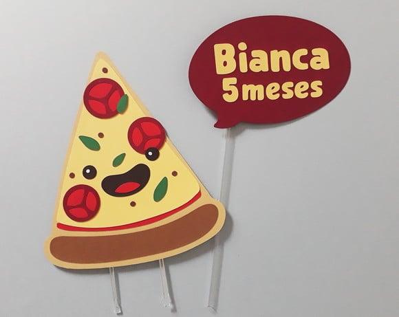 Topo de Bolo Pizza
