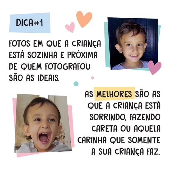 Topper Foto de Rostinho Carinha Criança Cachorrinho