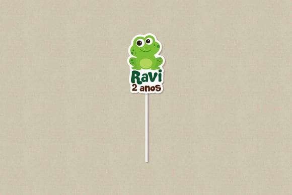 Topper Sapinho Personalizado
