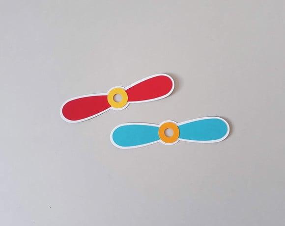 Hélice para Canudo de Papel