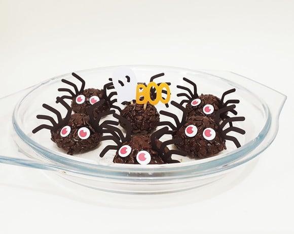 Kit Apliques de Aranha para Brigadeiro